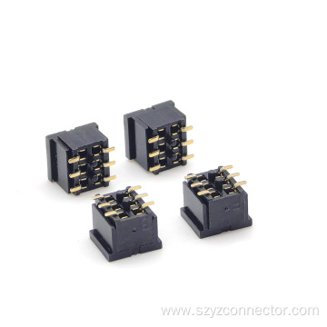 2.0mm Pitch Female header Connector Dual Row SMT H4.3mm 2*3P